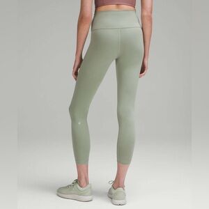 Lululemon 2023 Wunder Train High-Rise Tight 25" Laurel Green Size 6